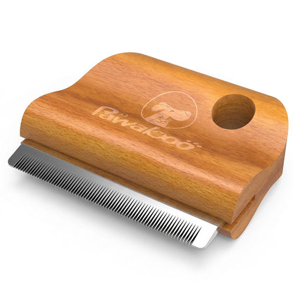 Pawaboo Deshedding Brush for Dogs & Cats, Dog Hair Removal Comb