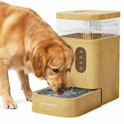 2.2 Gallon Automatic Dog Water Dispenser with Stainless Steel Bowl