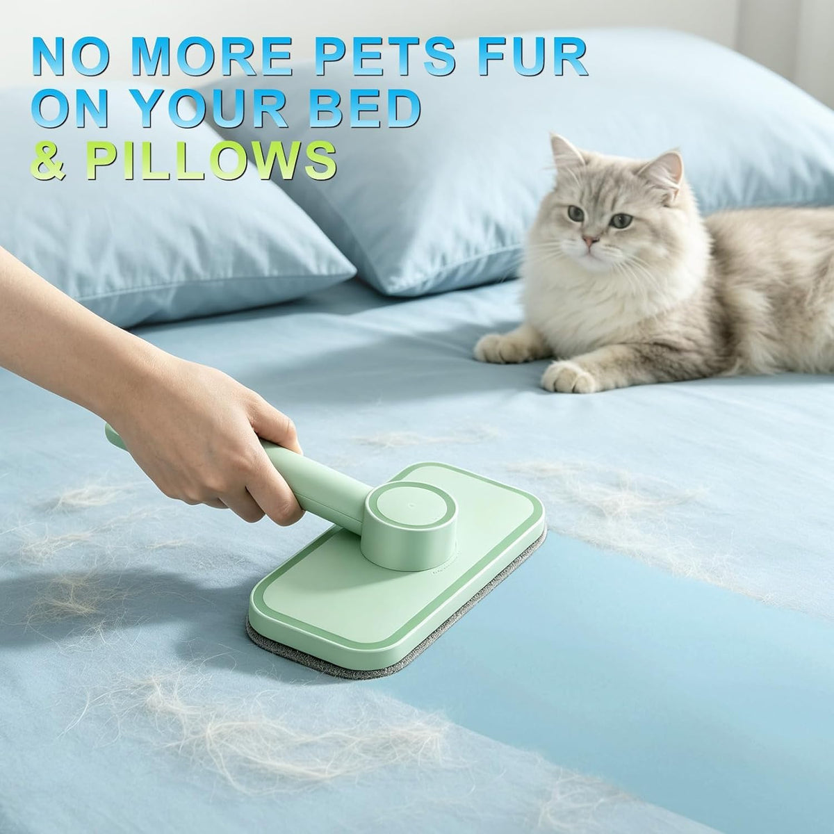 Pet Hair Remover – Reusable Lint Remover for Dog and Cat Hair, Pet Carpet Cleaner Electrostatic Lint Brush Magic Pet Hair Removal Tool for Carpet, Clothes, Rugs, Couch, Car, Bedding, Fabric Furniture