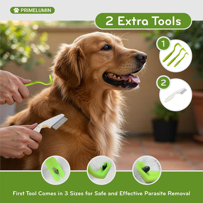 Pet Hair Remover Glove for Dogs & Cats 2026 Upgraded Design Reusable Electrostatic Fur Remover Mitt for Couch, Furniture, Carpet, Car Seats & Clothes, Fast & Effortless Cleaning