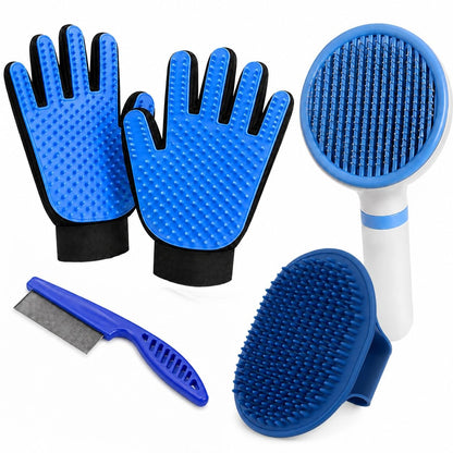 NVNAN 2-in-1 Pet Grooming Glove and Fabric Hair Remover