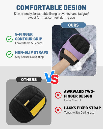 Magic Brush Glove Pet Hair, 2 Pack Removal Tool for Dogs and Cats
