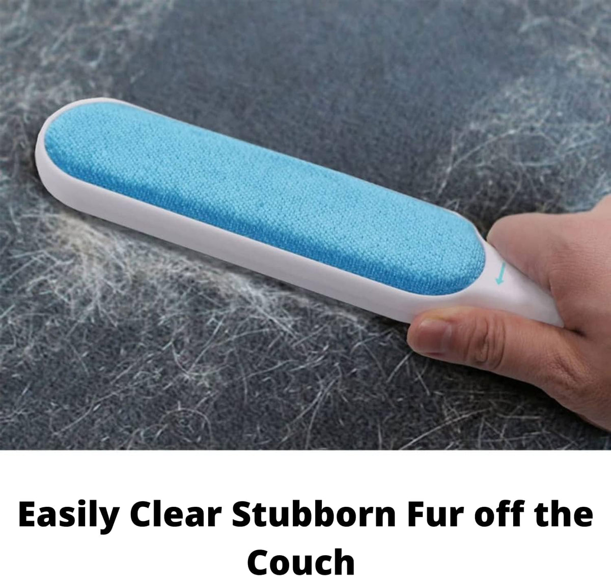 Pet Hair Remover Brush - Dog Hair Remover for Clothes - lint Brush pet Hair Remover - Reusable Fur Remover for Furniture and Clothing - Light pet Dander Remover with self Cleaning Base