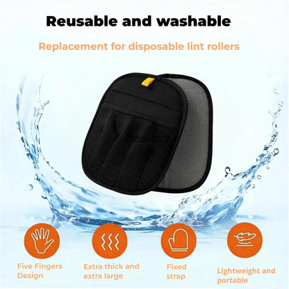 Pet Hair Removal Glove for Dogs & Cats, Electrostatic Reusable Fur Remover