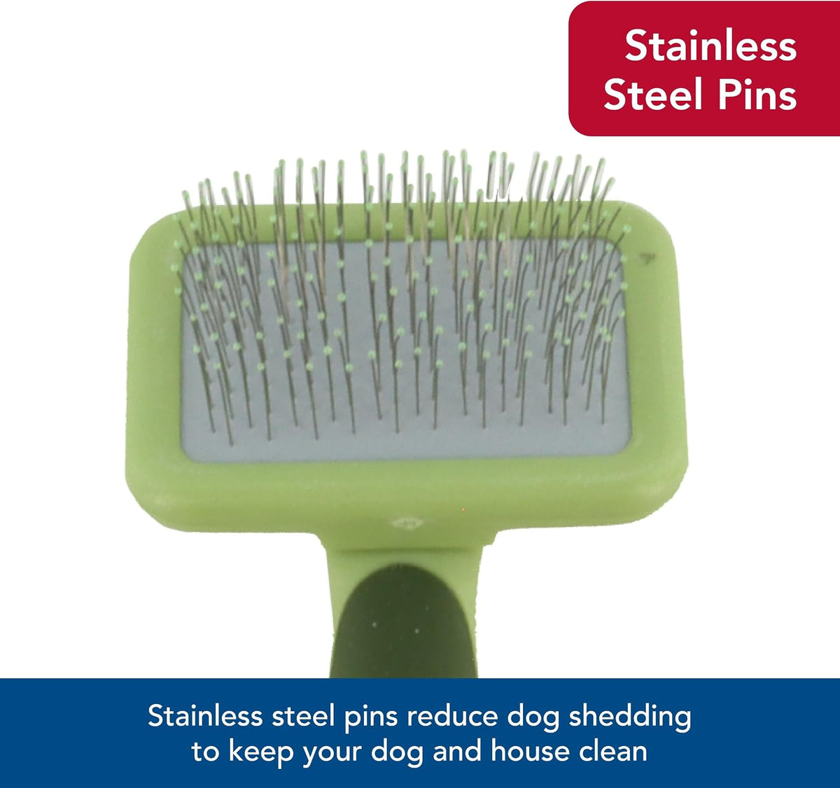 Coastal Pet Safari Dog Soft Slicker Brush - Dog Grooming Brush for Shedding - for Dogs with Short, Medium and Long Hair - Small - 6.5" x 2.5"