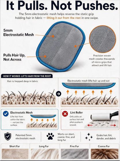 JONEME Pet Hair Removal Glove for Dogs & Cats