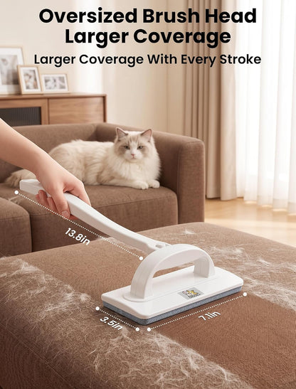 ORDORA Reusable Pet Hair Remover Brush for Furniture, Dog & Cat Fur