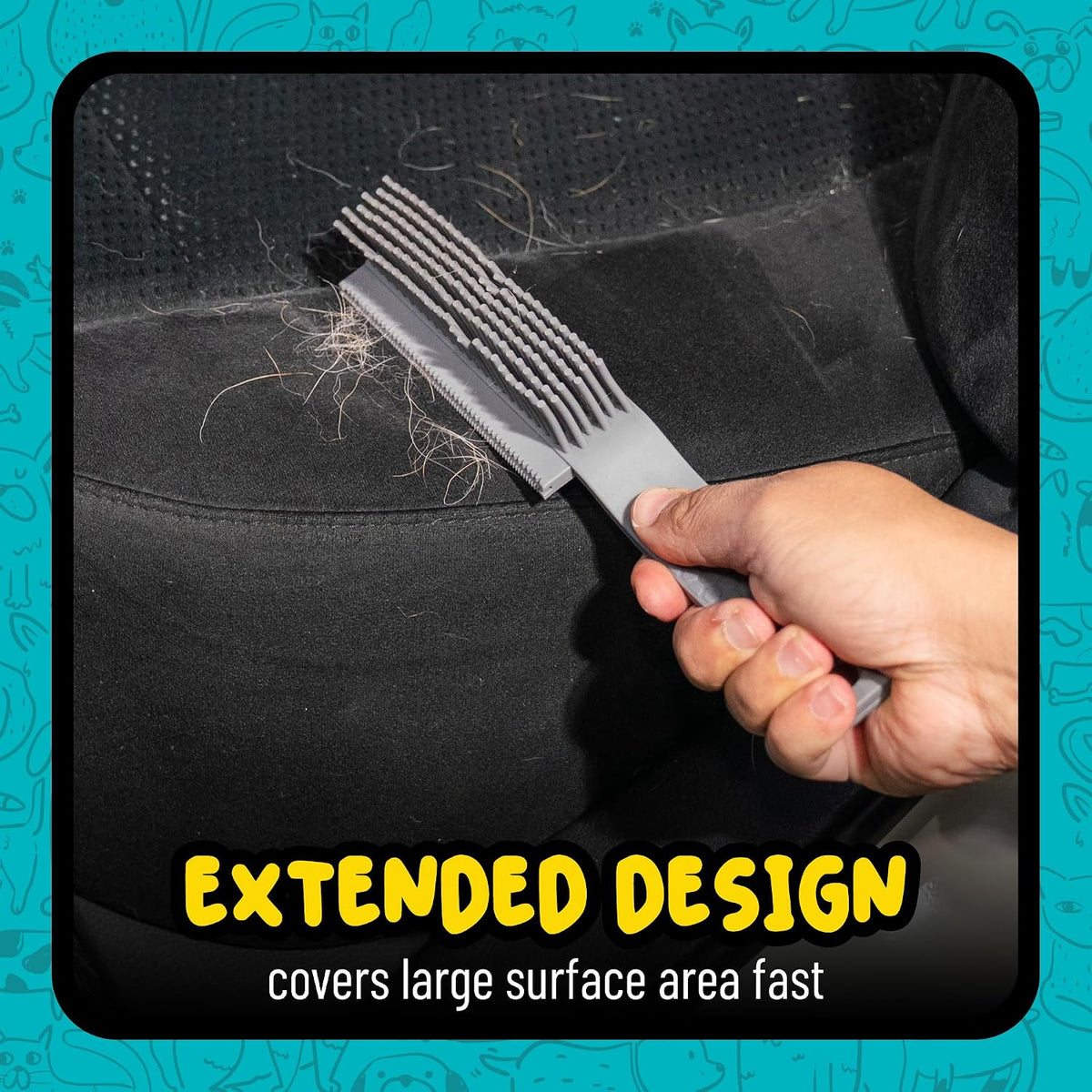 Chemical Guys, Multi-Surface Pet Hair Removal Brush for Upholstery & Carpet