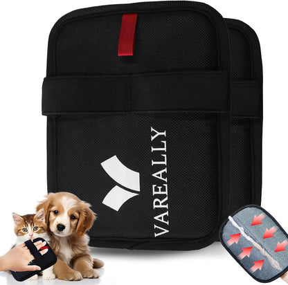 Pet Hair Removal Glove – Reusable Electrostatic Grooming Gloves for Dogs & Cats – Pet Hair Removal Dog Hair Remover