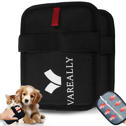 Pet Hair Removal Glove – Reusable Electrostatic Grooming Gloves for Dogs & Cats – Pet Hair Removal Dog Hair Remover