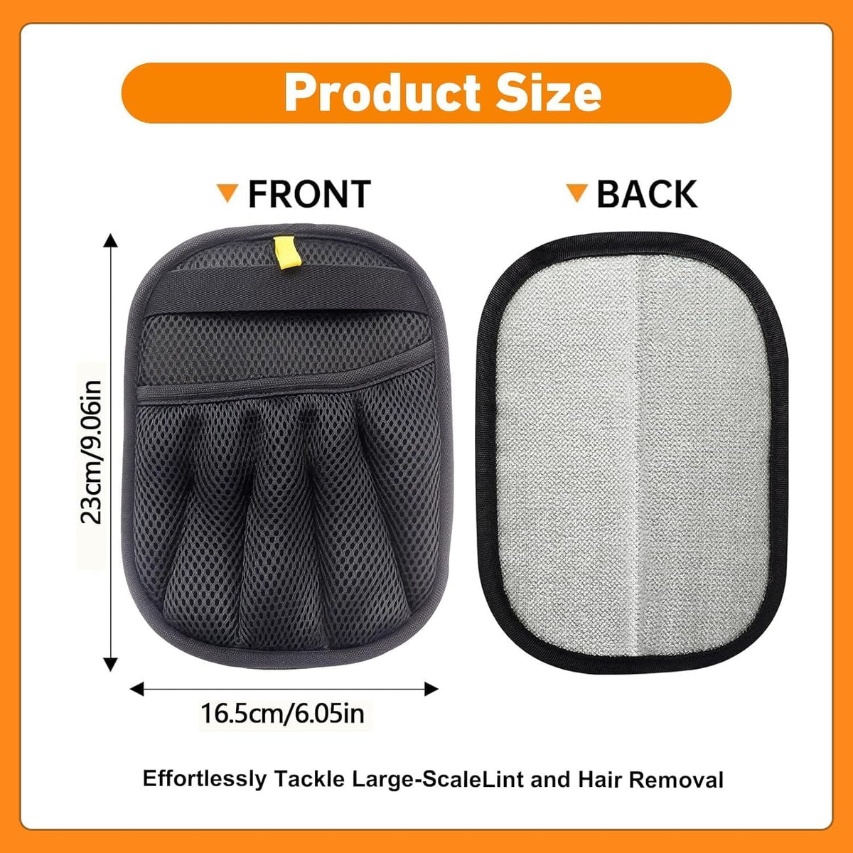 Pet Hair Removal Glove, Reusable Electrostatic Cat Dog Hair Remover Glove