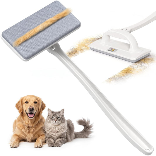 ORDORA Reusable Pet Hair Remover Brush for Furniture, Dog & Cat Fur