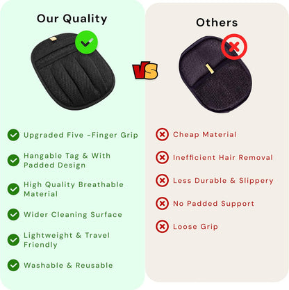 Wolfster Pet Hair Removal Glove for Dogs & Cats, Reusable Electrostatic