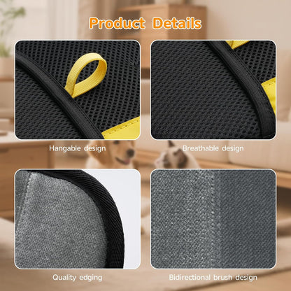 Pet Hair Remover Glove, Static Magic Brush Pet Hair Removal Glove, Dual-Sided Grooming Glove for Dogs & Cats, Reusable Deshedding Pet Glove Tool For Furniture, Bed, Carpet, Clothes, Sof, 1Pcs