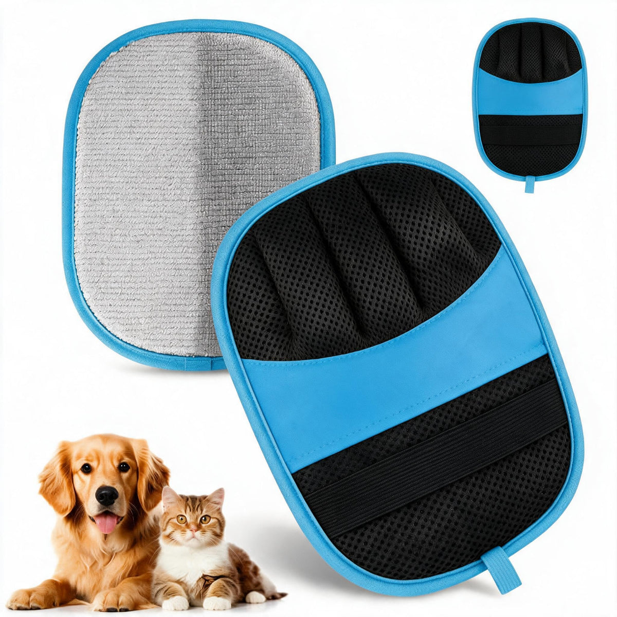 JONEME Pet Hair Removal Glove for Dogs & Cats