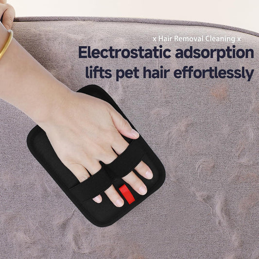 NVNAN 2-in-1 Pet Grooming Glove and Fabric Hair Remover