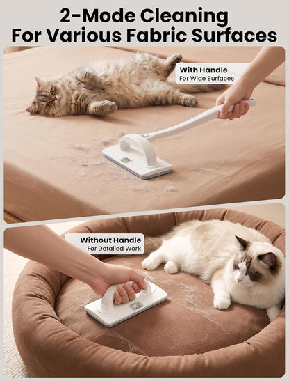 ORDORA Reusable Pet Hair Remover Brush for Furniture, Dog & Cat Fur