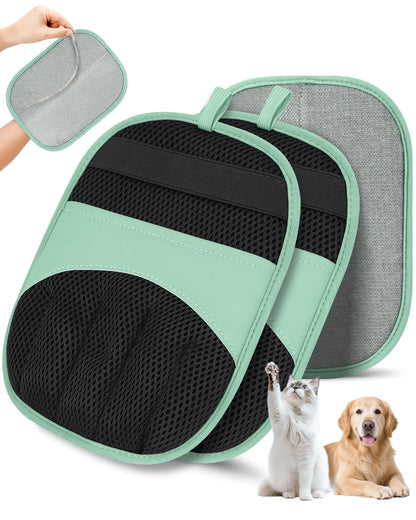 Magic Brush Glove Pet Hair, 2 Pack Removal Tool for Dogs and Cats