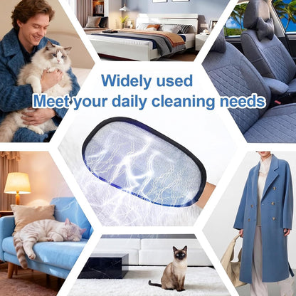 2-Pack Pet Hair Removal Glove, 5-Finger Electrostatic Fur Remover, Reusable Magnetic Lint Brush Tool for Dogs & Cats, Deep Clean Sweeper for Couch, Carpet & Car Seat
