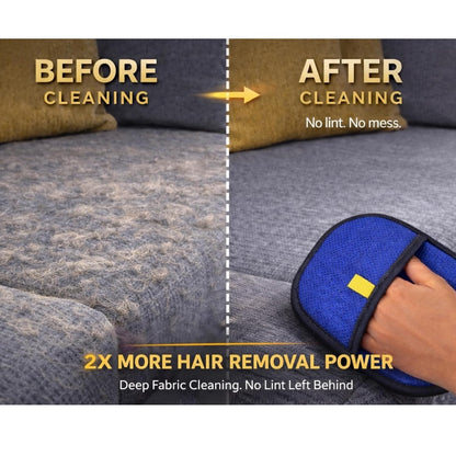 Pet Hair Removal Glove for dogs & Cats-Eletrotastic Reusable Washable Fur Remover for Clothes,Laundry,Couch,Furniture, Car Seat, Heavy Shedding Pet Hair Remover