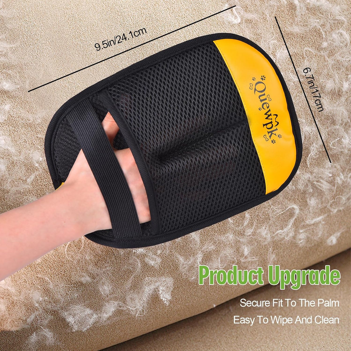 Reusable Electrostatic Pet Hair Removal Glove for Dog and Cat Fur