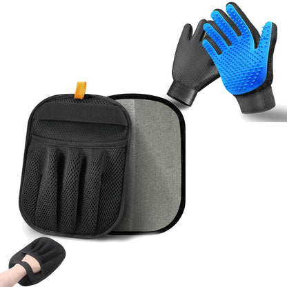NVNAN 2-in-1 Pet Grooming Glove and Fabric Hair Remover