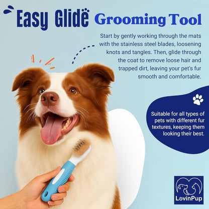 Pet Mat Remover – Professional Dematting Comb for Dogs and Cats