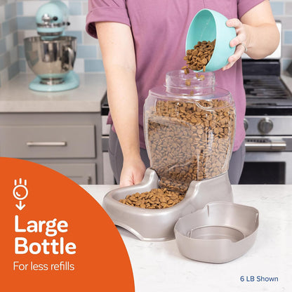 Petmate Pet Cafe Feeder for Dogs and Cats, Pearlescent