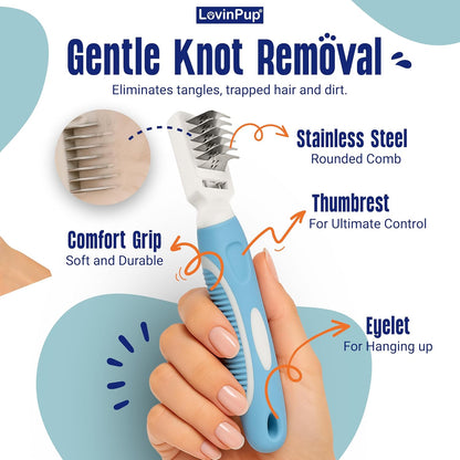 Pet Mat Remover – Professional Dematting Comb for Dogs and Cats