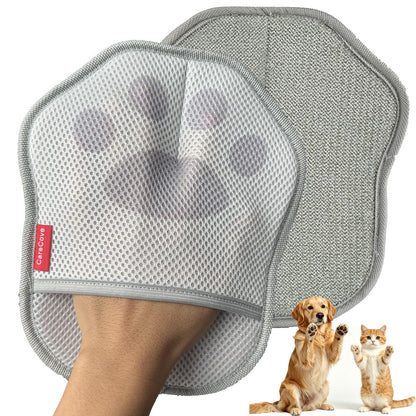 Reusable Electrostatic Pet Hair Removal Glove for Cats & Dogs,Hair Remover