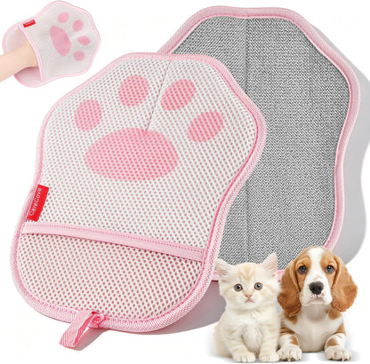 Reusable Electrostatic Pet Hair Removal Glove for Cats & Dogs,Hair Remover