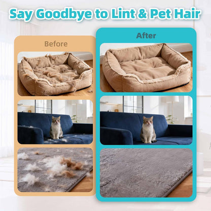 Pet Hair Removal Glove, Electrostatic Pet Hair Remover for Dogs & Cats