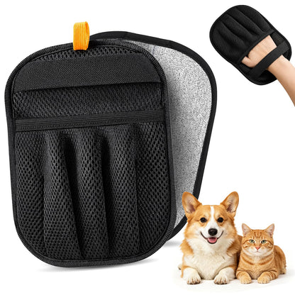 Electrostatic Pet Hair Removal Glove Cat & Dog, Reusable Pet Hair Glove