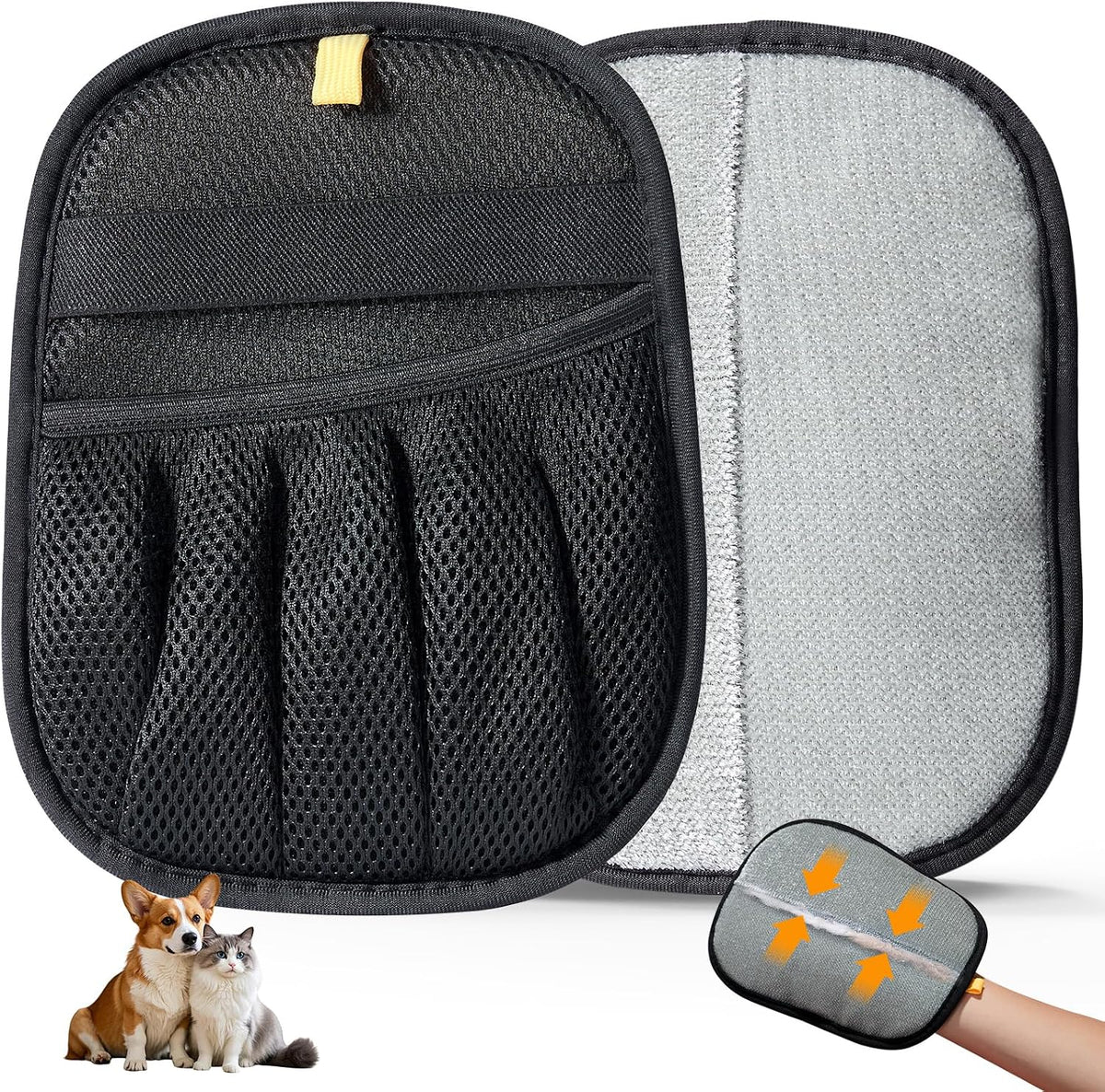 Pet Hair Remover - Pet Hair Remover for Laundry (Grey-1pcs)