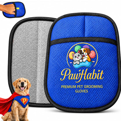 Pet Hair Removal Glove for dogs & Cats-Eletrotastic Reusable Washable Fur Remover for Clothes,Laundry,Couch,Furniture, Car Seat, Heavy Shedding Pet Hair Remover