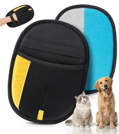 Pet Hair Removal Glove for Cat & Dog, Reusable Electrostatic Hair Remover