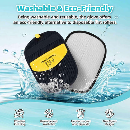 Pet Hair Removal Glove, Electrostatic Pet Hair Remover for Dogs & Cats