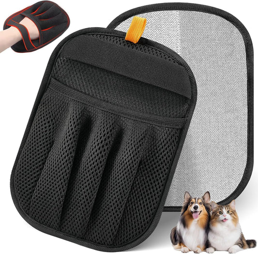 Pet Hair Removal Glove for Dogs & Cats, Reusable Electrostatic Fur Remover