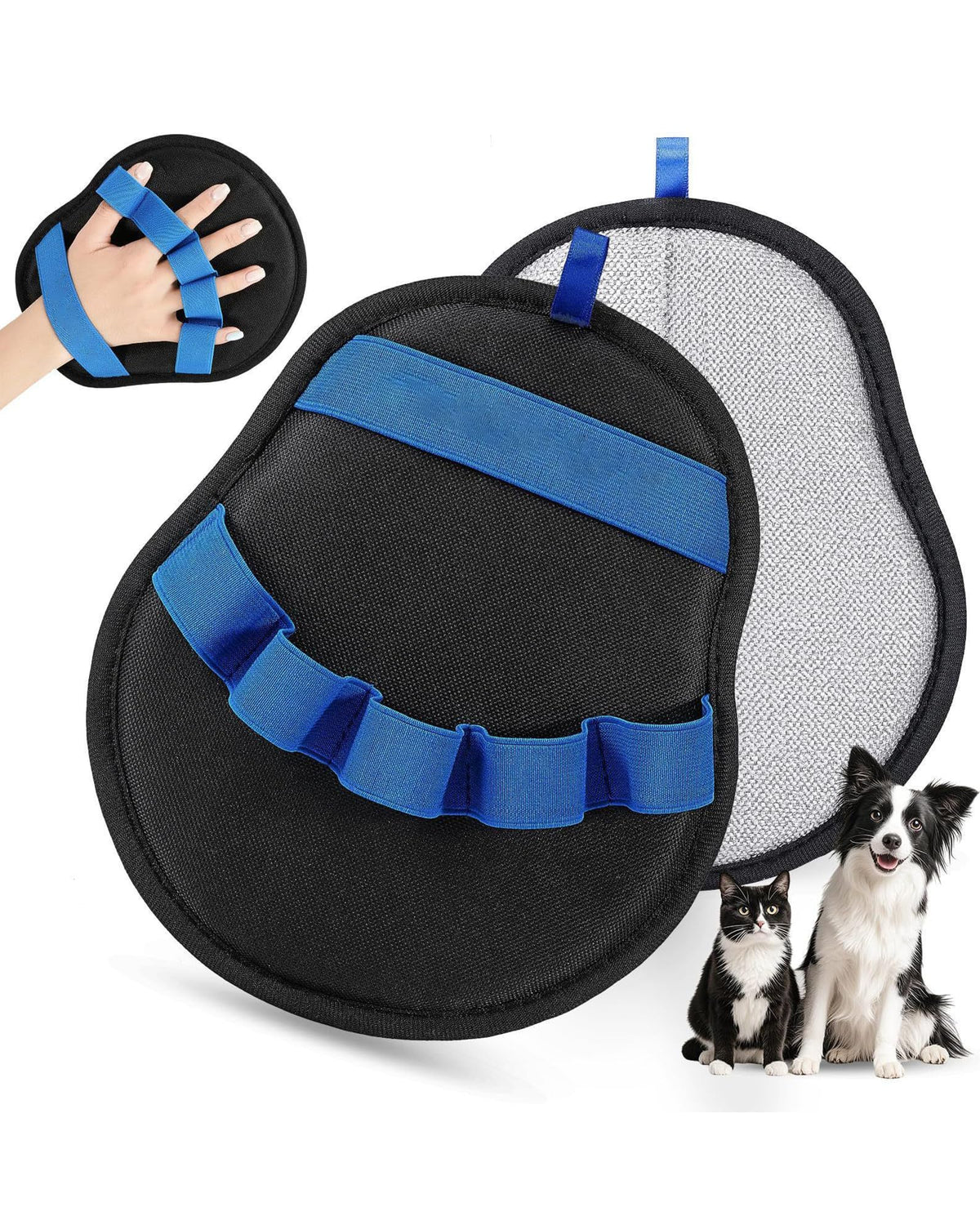 Pet Hair Removal Glove, Electrostatic Fur Remover for Couch, Bed & Car